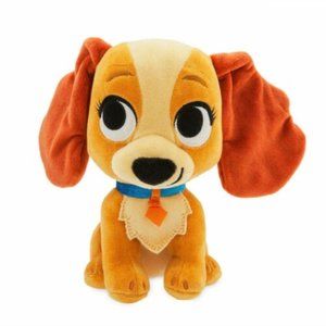 Disney Store Lady and the Tramp Lady Disney Furrytale Friends Dog Puppy Plush